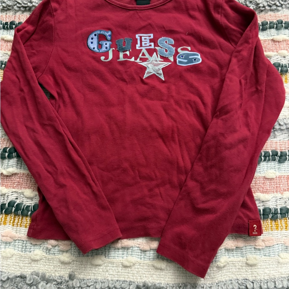 Vintage GUESS Red T-Shirt